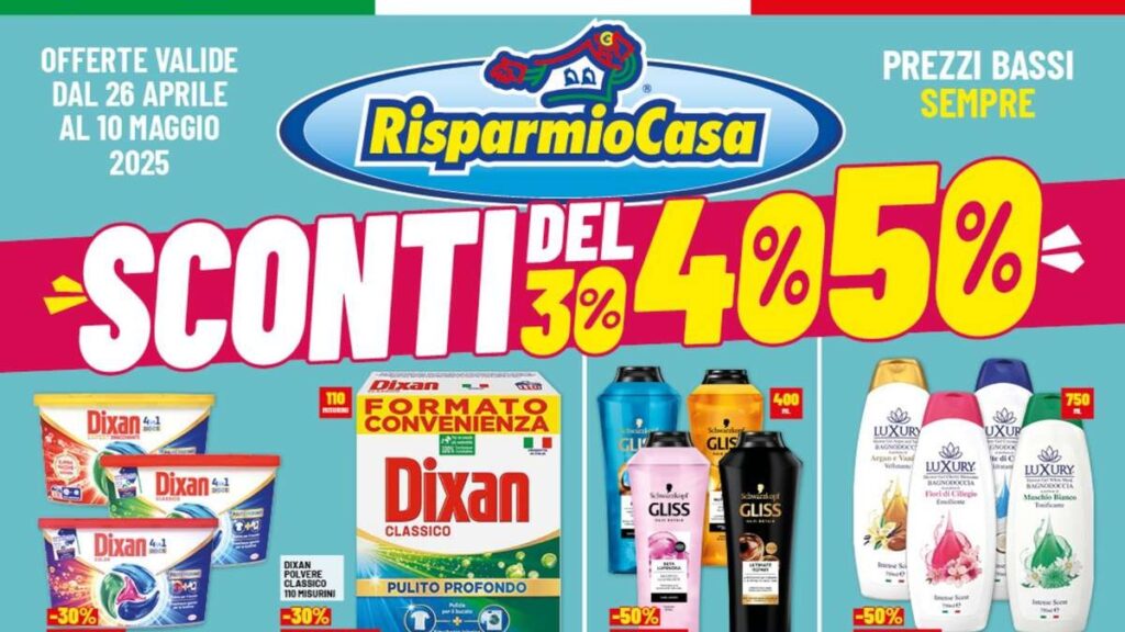 Volantino Risparmio Casa dal 26 aprile 2025