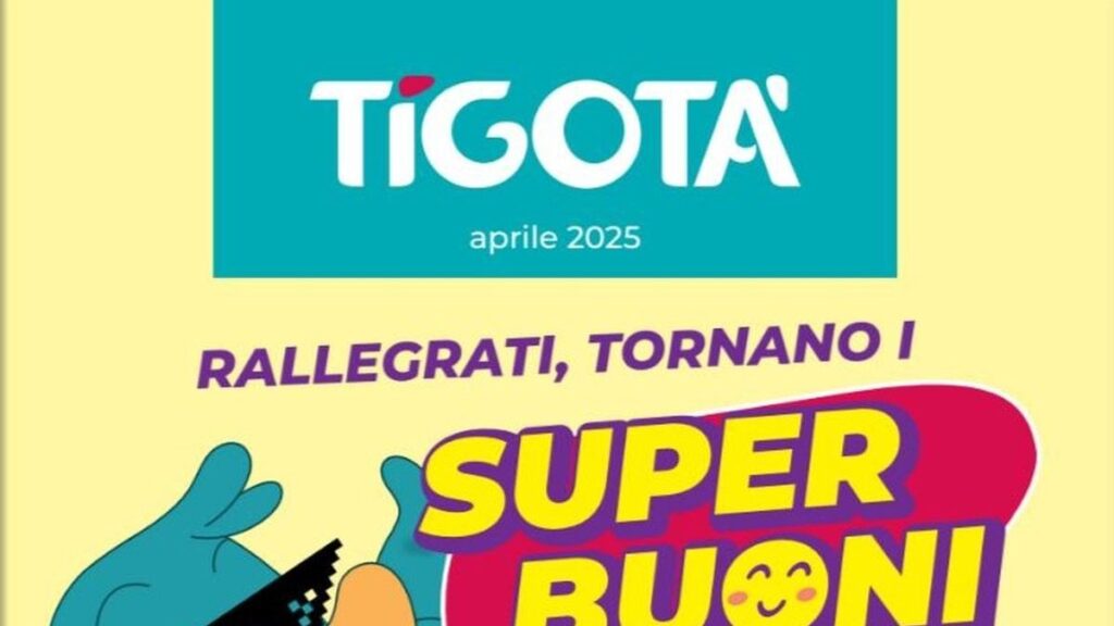 Volantino Tigotà dal 1 aprile 2025