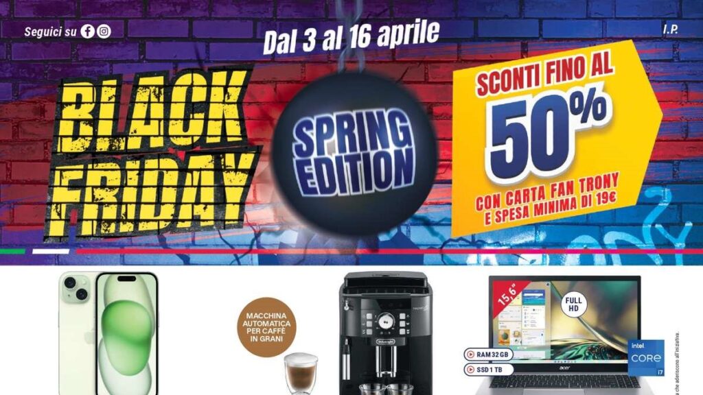 Volantino Trony dal 3 aprile 2025