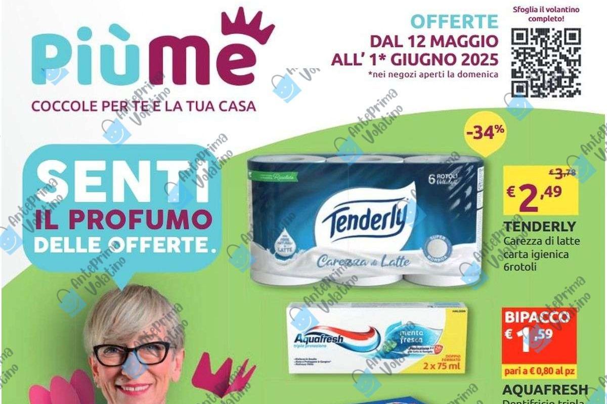 Anteprima Volantino PiùMe dal 12 maggio 2025