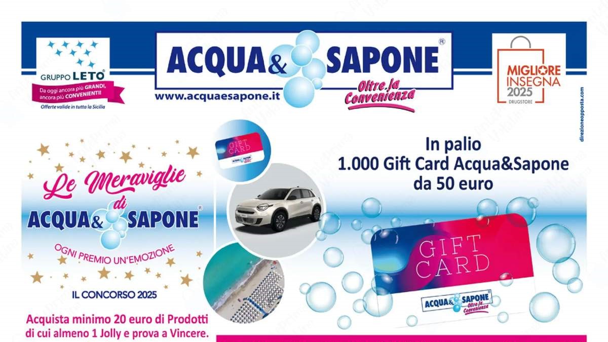 Volantino Acqua e Sapone Sicilia dal 19 maggio 2025
