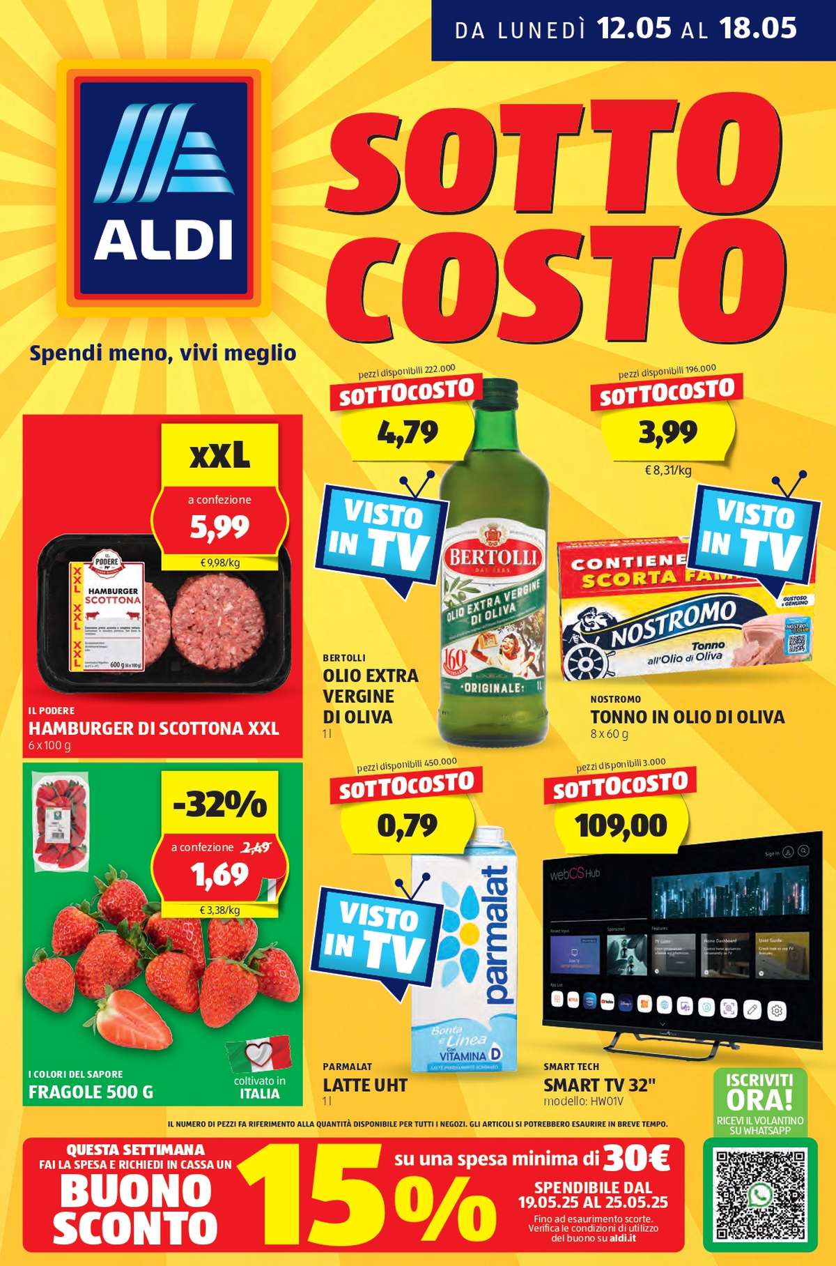 Volantino Aldi dal 12 maggio 2025
