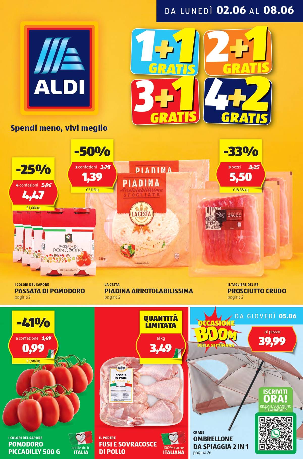 Volantino ALDI dal 2 giugno 2025