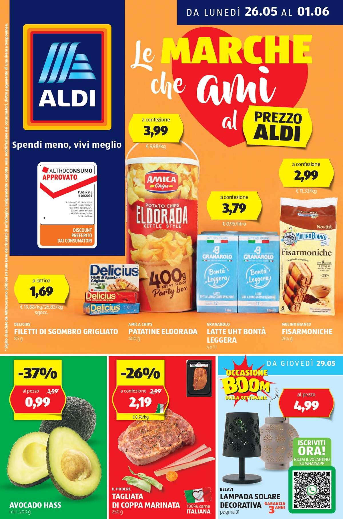 Volantino Aldi dal 26 maggio 2025