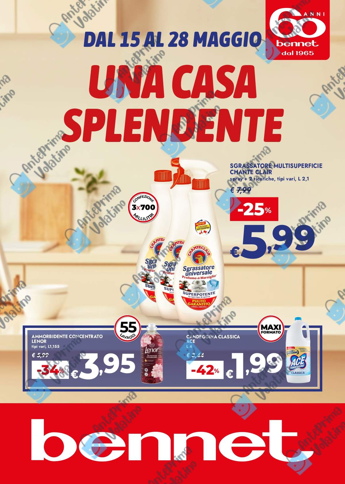 Volantino Bennet dal 15 maggio 2025