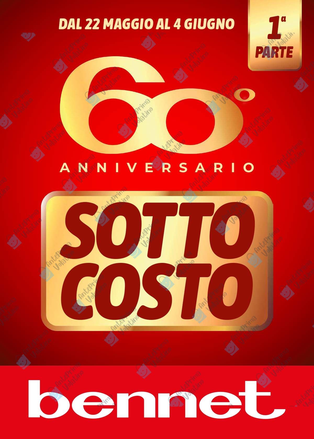 Volantino Bennet dal 22 maggio 2025