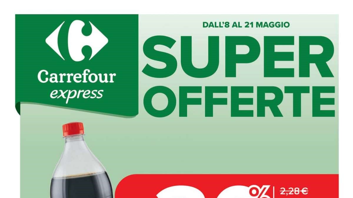 Volantino Carrefour Express dal 8 maggio 2025