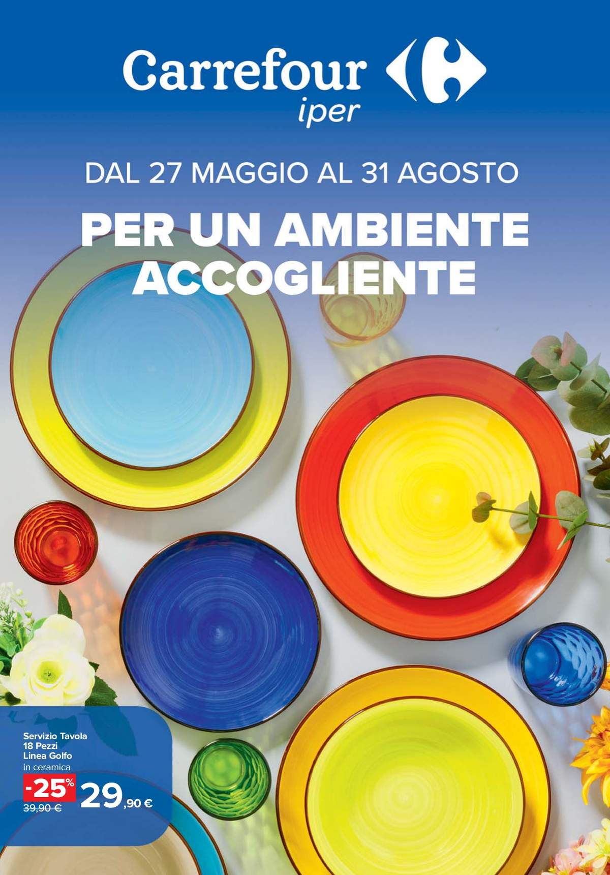 Volantino Carrefour Iper Casa dal 27 maggio 2025