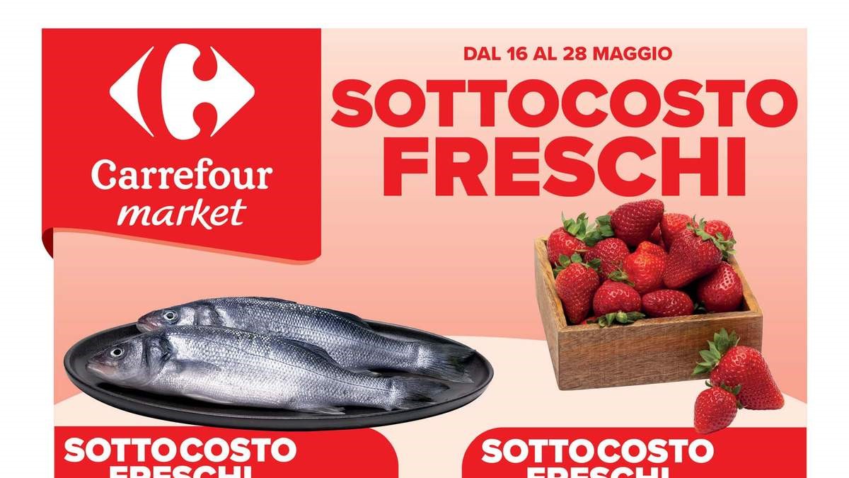 Volantino Carrefour Market dal 16 maggio 2025