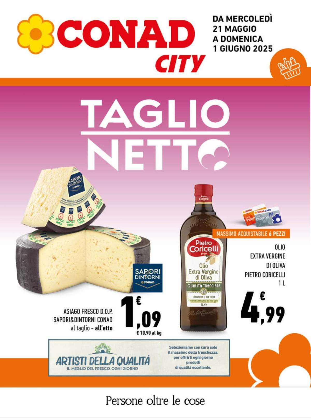 Volantino Conad City Lazio dal 21 maggio 2025
