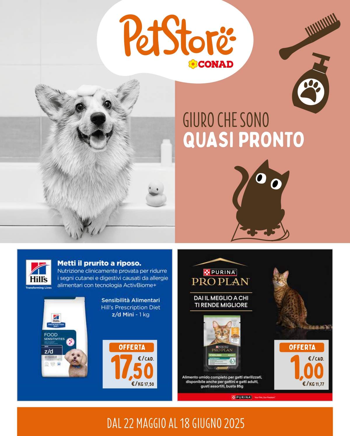 Volantino Conad Pet Store dal 22 maggio 2025