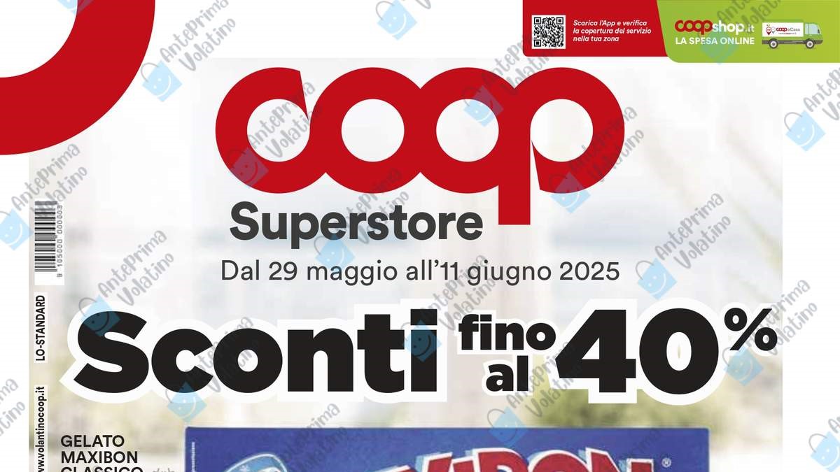 Volantino Coop dal 29 maggio 2025