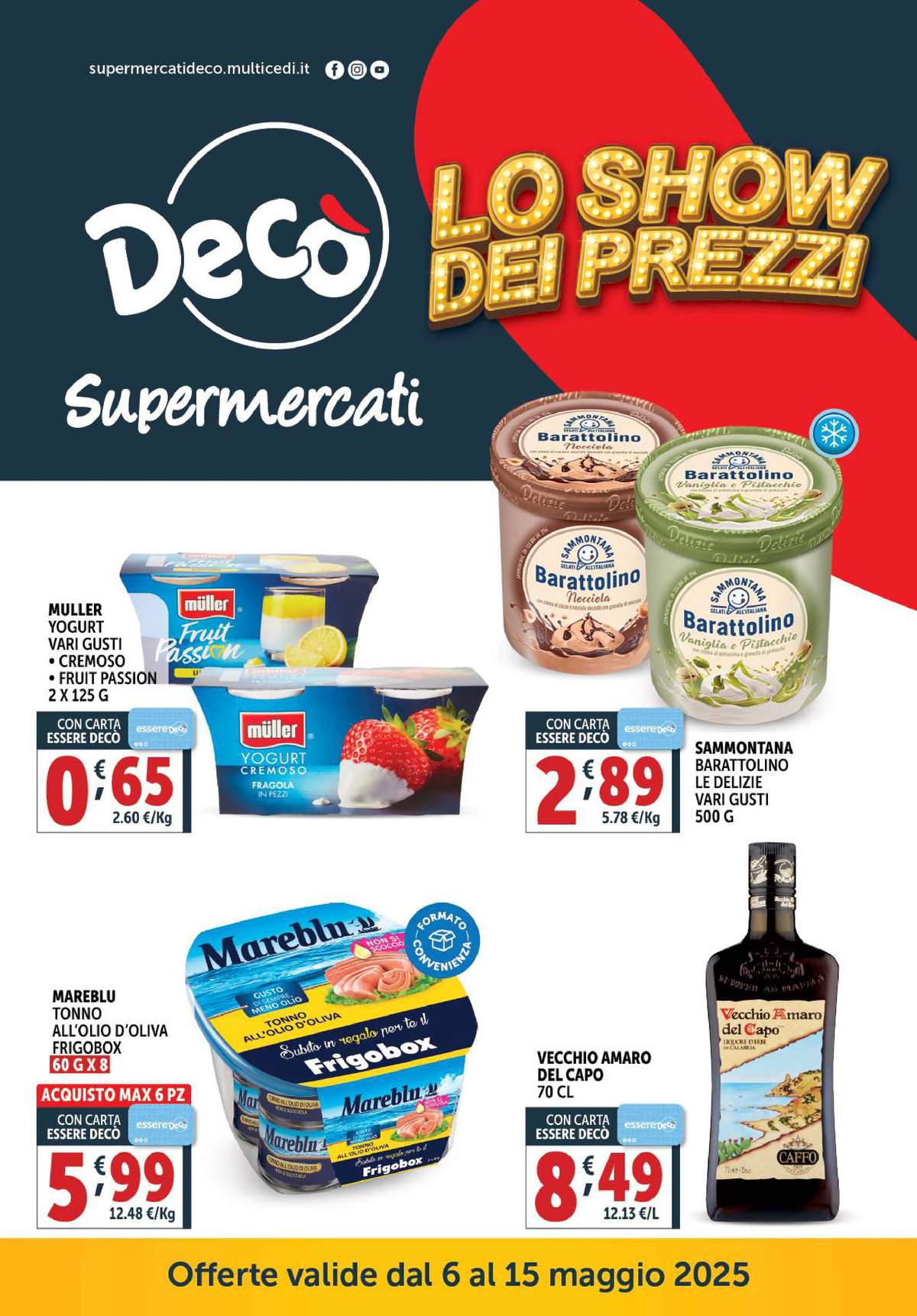 Volantino Decò dal 6 maggio 2025