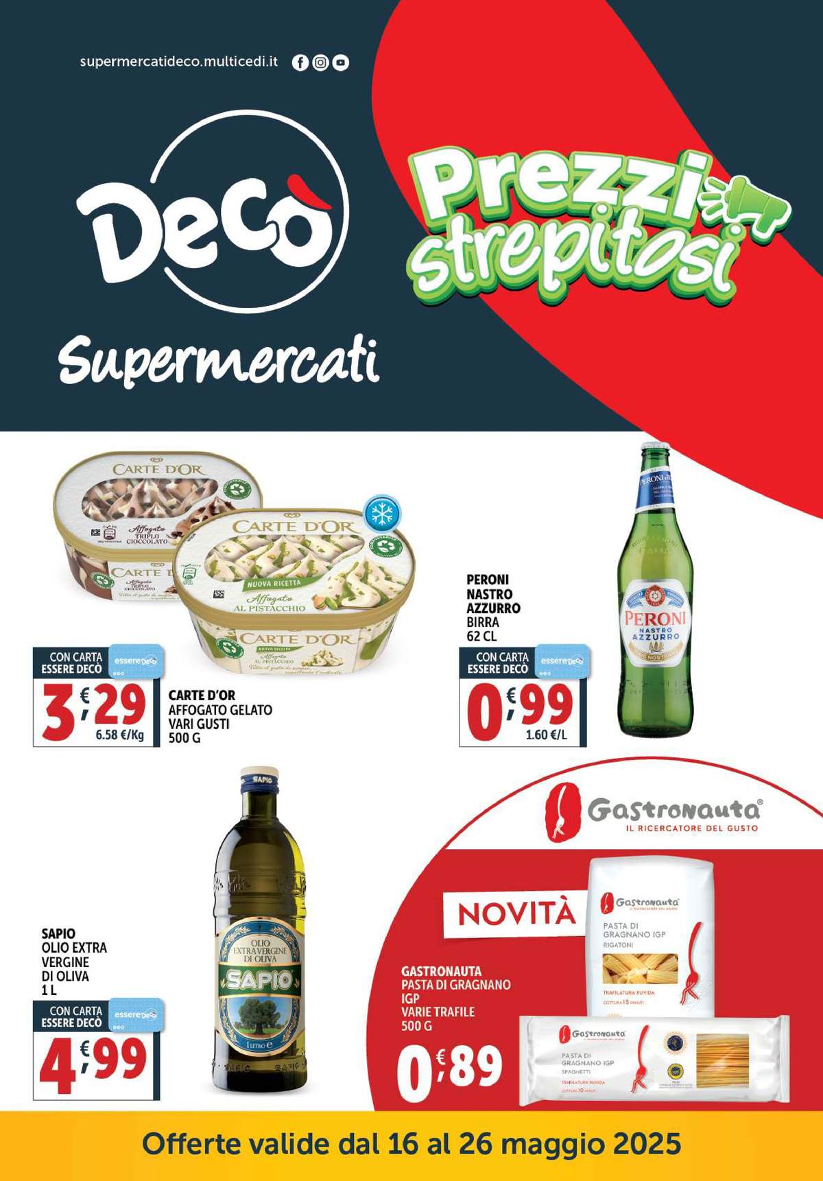 Volantino Decò Supermercati dal 16 maggio 2025