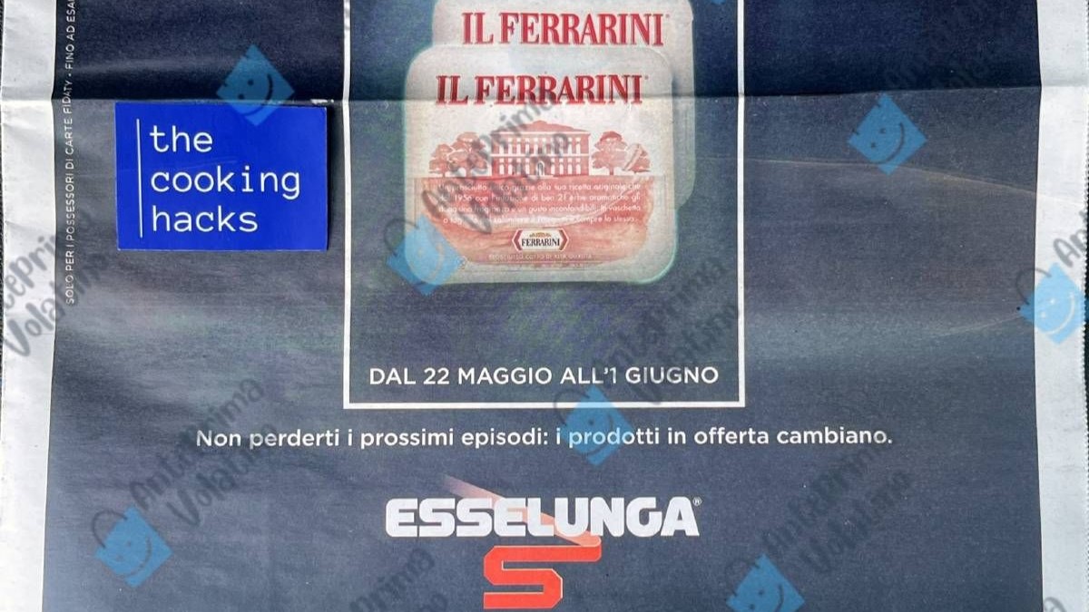 Volantino Esselunga dal 22 maggio 2025