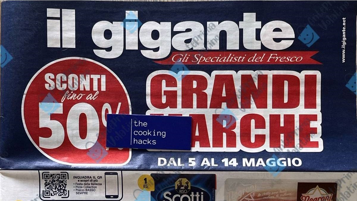 Volantino Il Gigante dal 5 maggio 2025