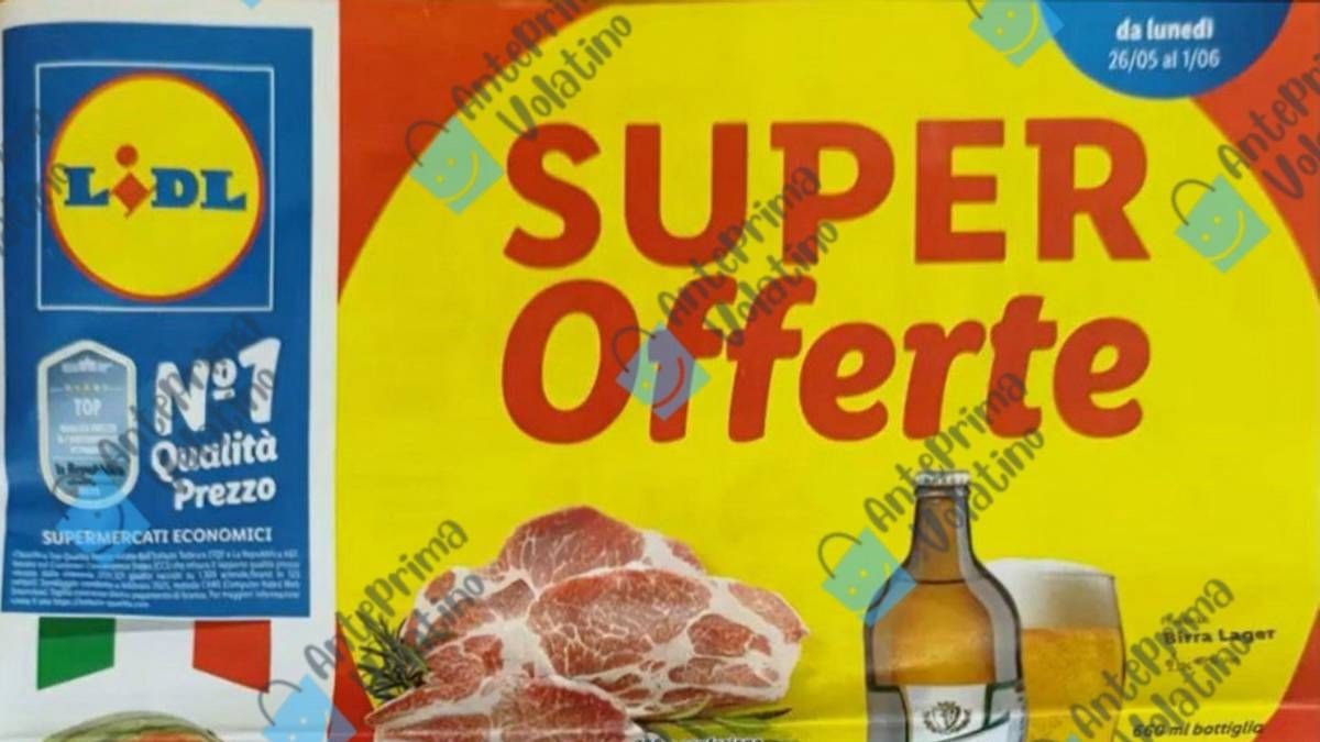 Volantino Lidl dal 26 maggio 2025
