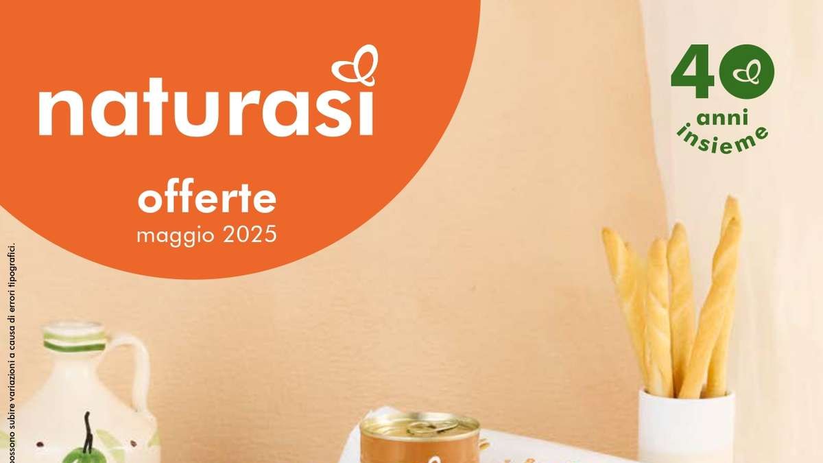 Volantino NaturaSì di Maggio 2025