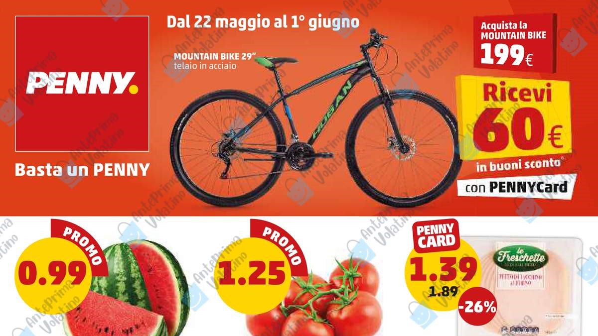 Volantino Penny dal 22 maggio 2025