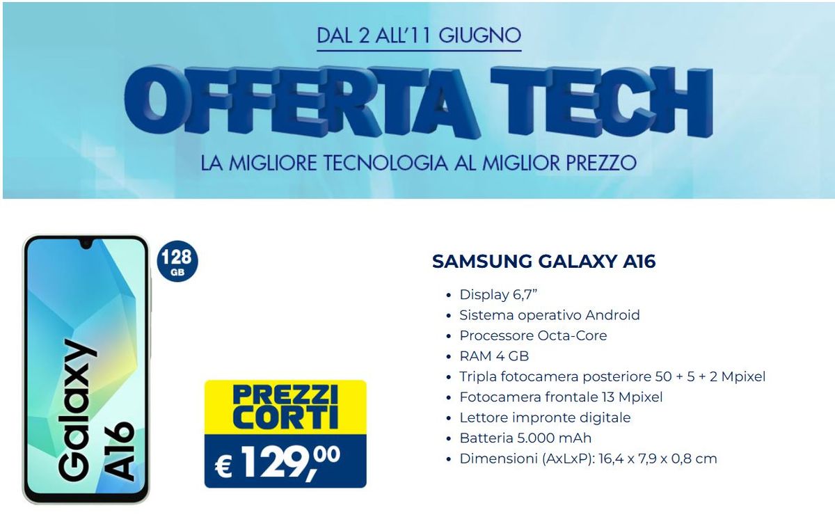 Esselunga Offerta Tech dal 2 giugno 2025