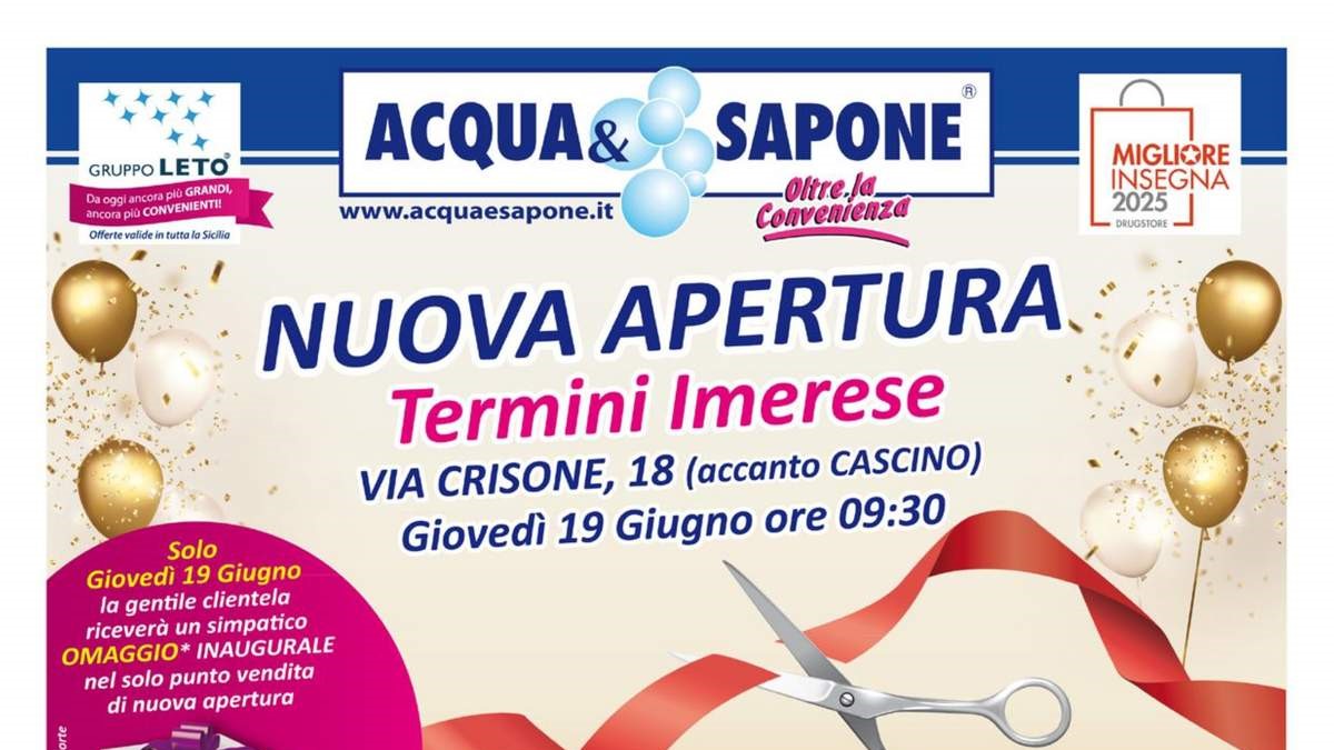 Volantino Acqua e Sapone Termini Imerese dal 19 giugno 2025