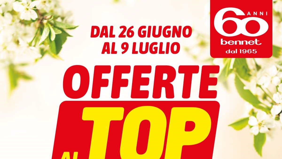 Volantino Bennet dal 26 giugno 2025