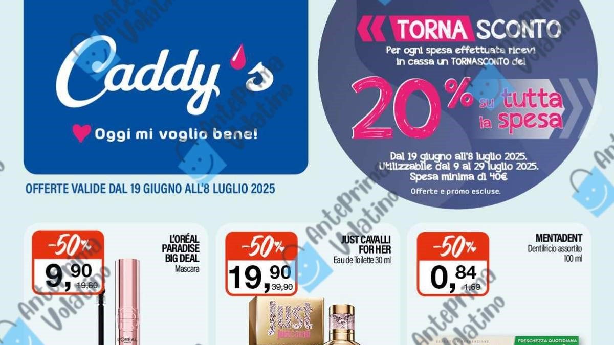 Volantino Caddy's dal 19 giugno 2025