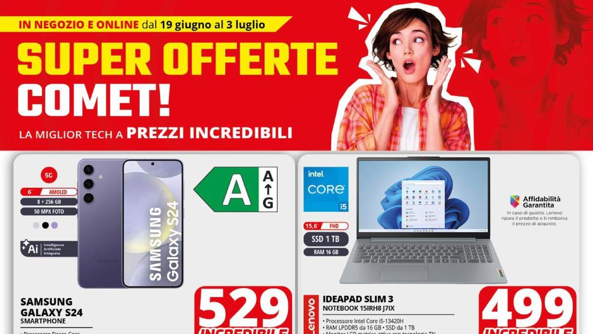 Volantino Comet dal 19 giugno 2025