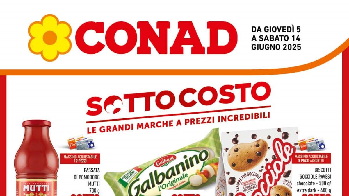 Volantino Conad Campania dal 5 giugno 2025