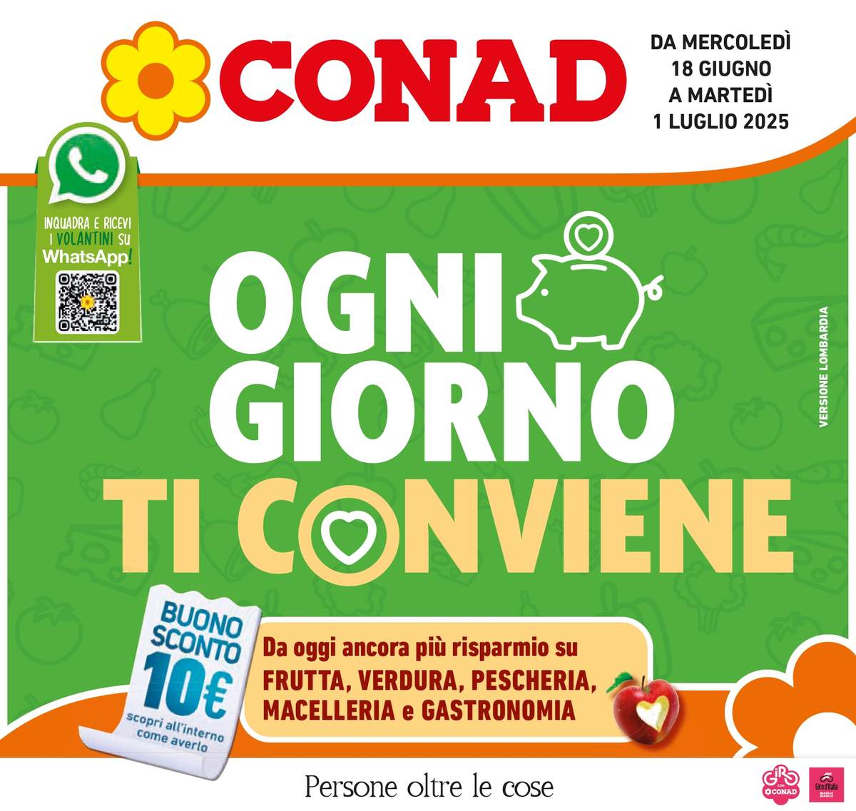Volantino Conad Lombardia dal 18 giugno 2025