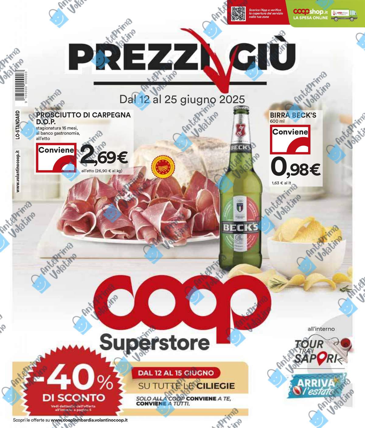 Anteprima Volantino Coop dal 12 giugno 2025