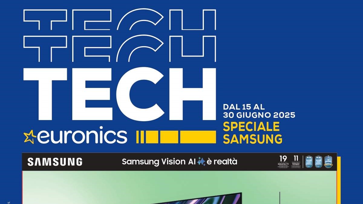 Volantino Euronics Speciale Samsung dal 15 giugno 2025