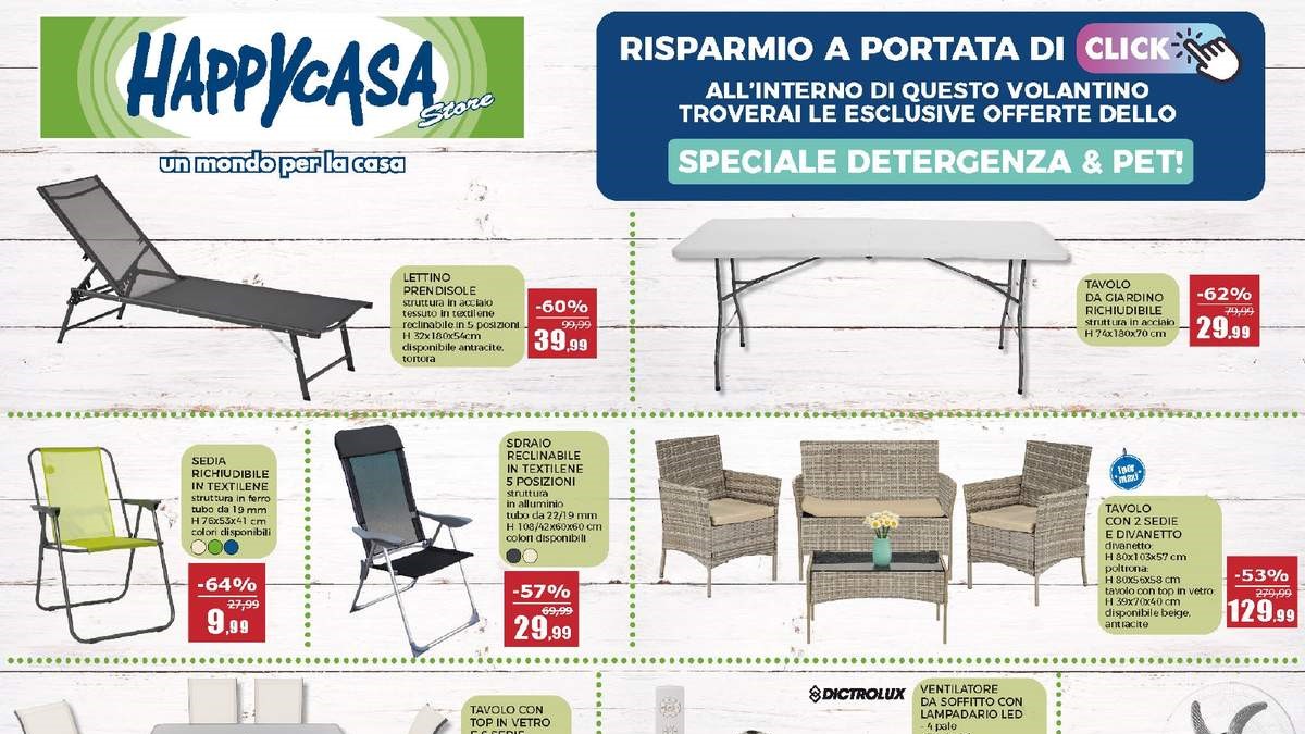 Volantino Happy Casa dal 4 giugno 2025