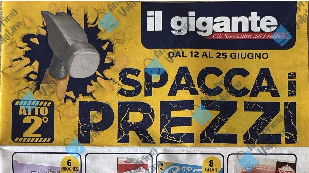 Volantino Il Gigante dal 12 giugno 2025