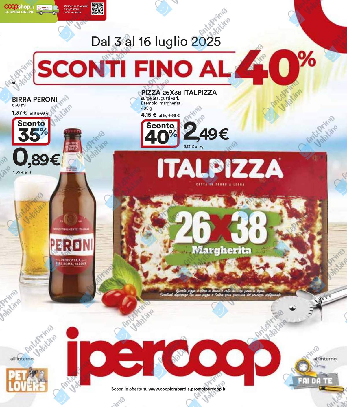 Anteprima Volantino Ipercoop dal 3 luglio 2025
