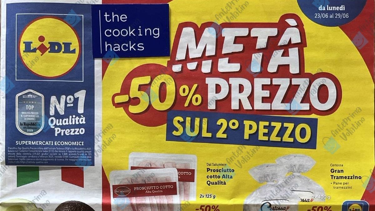 Volantino Lidl dal 23 giugno 2025