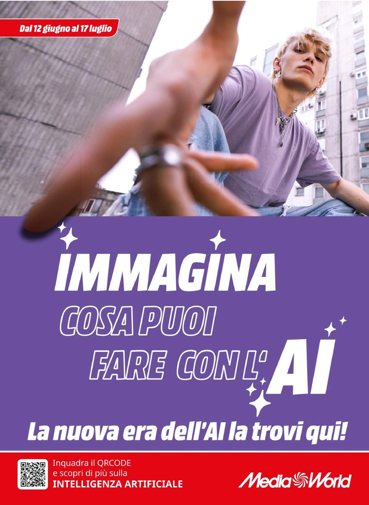Volantino MediaWorld Intelligenza Artificiale dal 12 giugno 2025