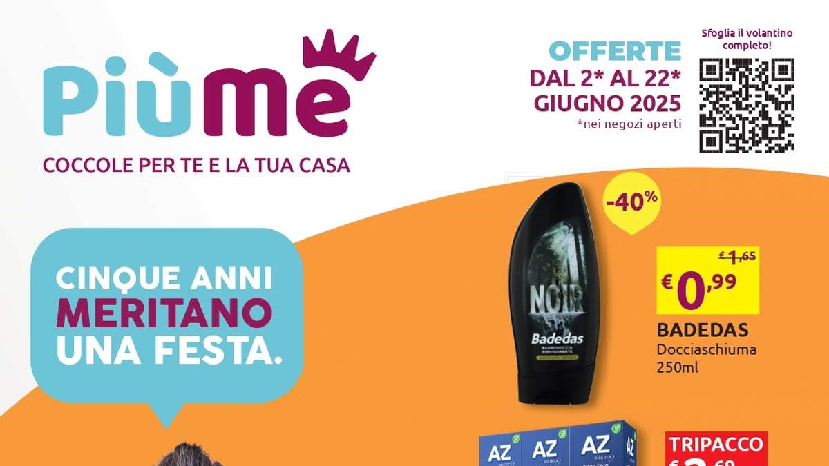 Volantino PiùMe dal 2 giugno 2025