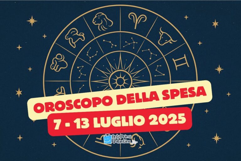 Oroscopo della Spesa della Settimana dal 7 al 13 luglio 2025: i consigli dei pianeti per la tua spesa