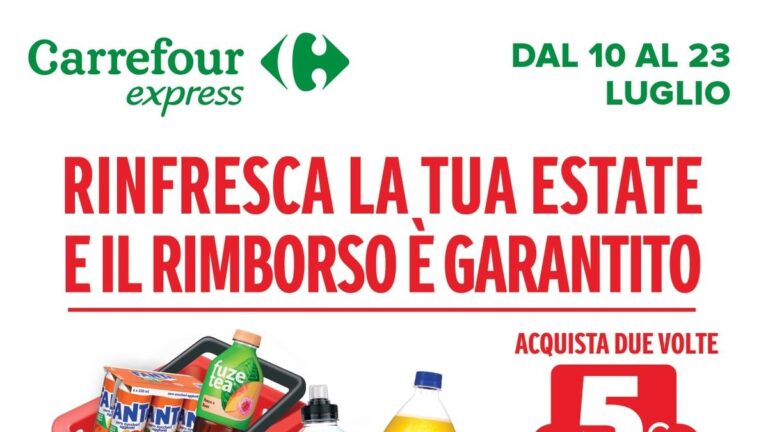 Carrefour e Rimborso Cocacola dal 10 luglio 2025
