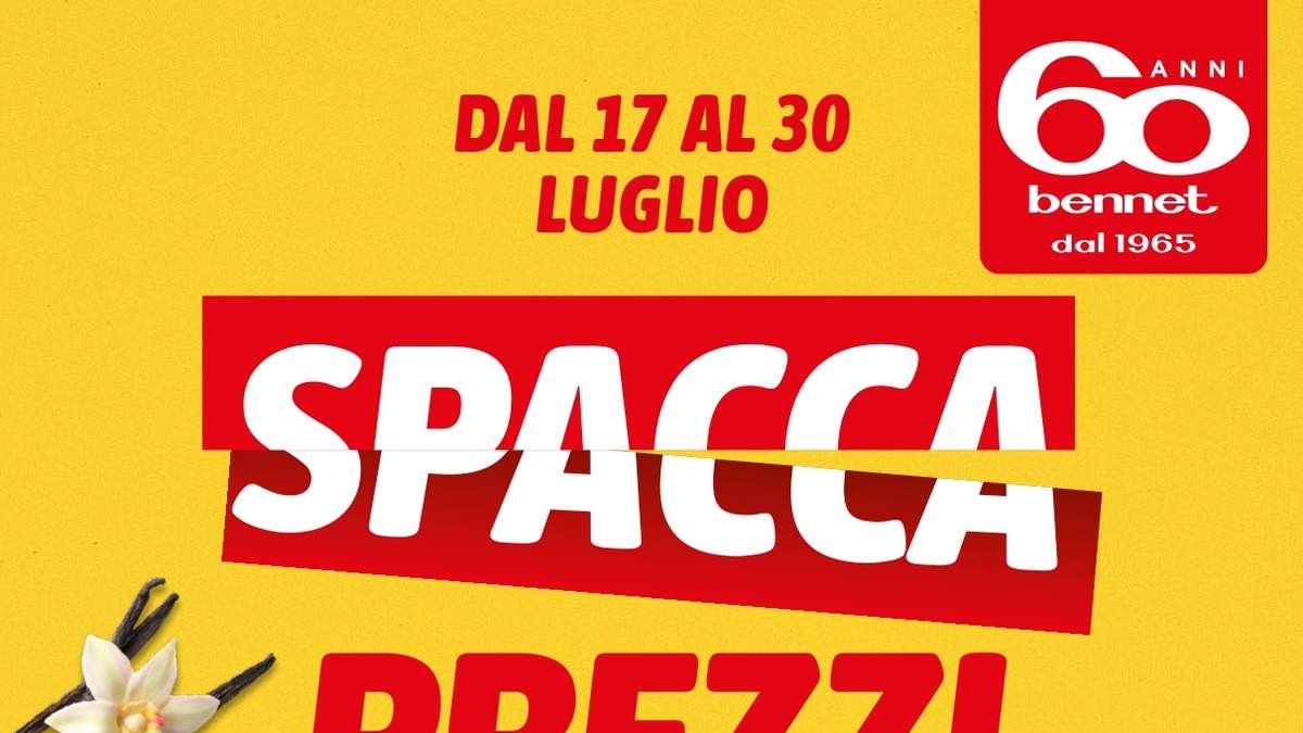 Volantino Bennet dal 17 luglio 2025