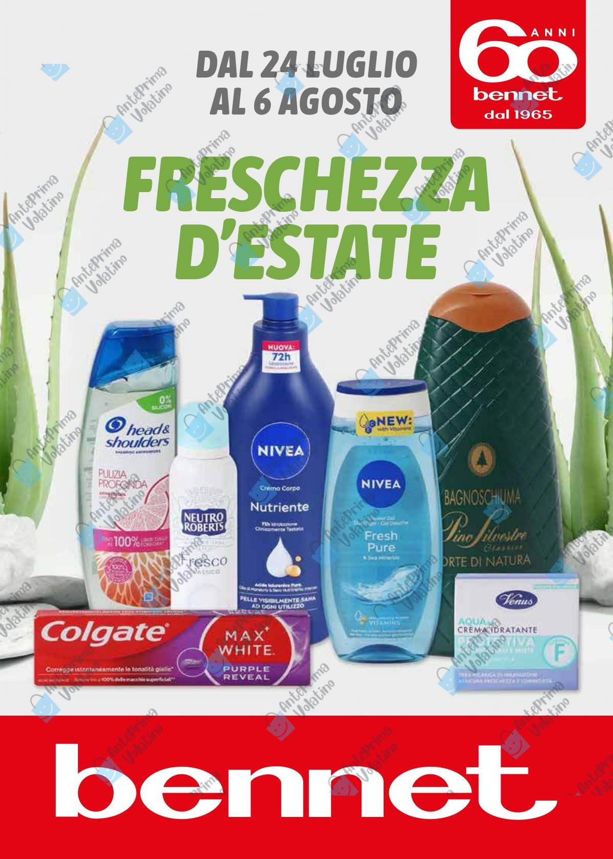 Anteprima Volantino Bennet dal 24 luglio 2025