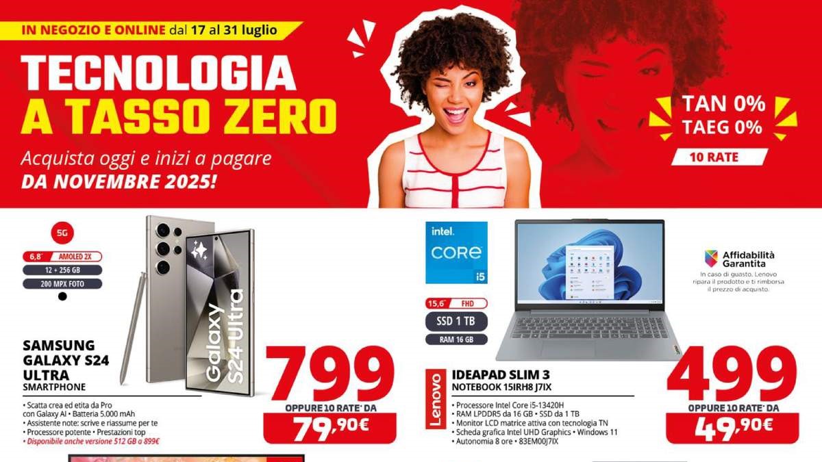 Volantino Comet dal 17 luglio 2025