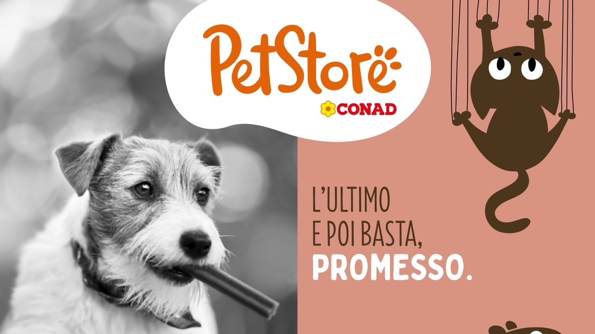 Volantino PetStore Conad dal 31 luglio 2025