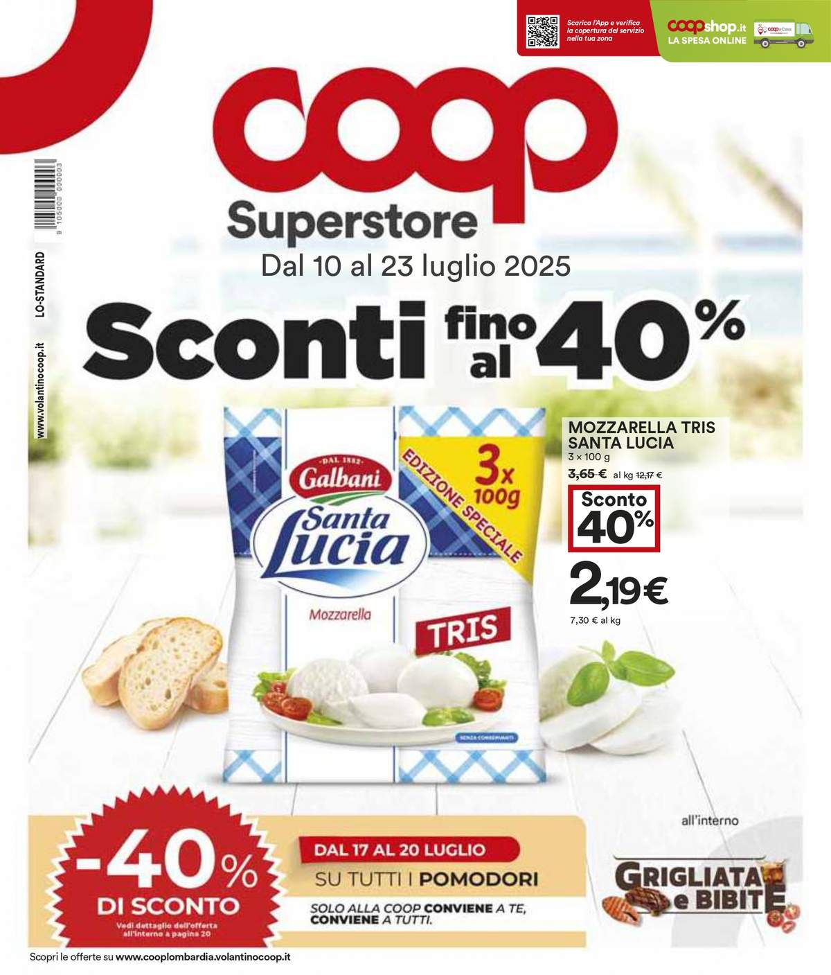 Anteprima Volantino Coop dal 10 luglio 2025