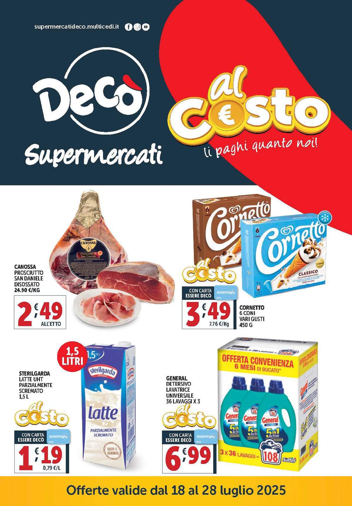Volantino Decò dal 18 luglio 2025