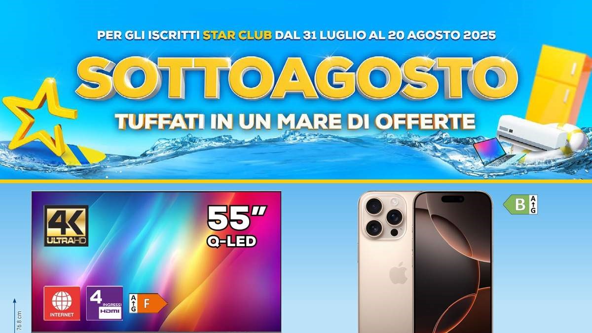 Volantino Euronics dal 31 luglio 2025