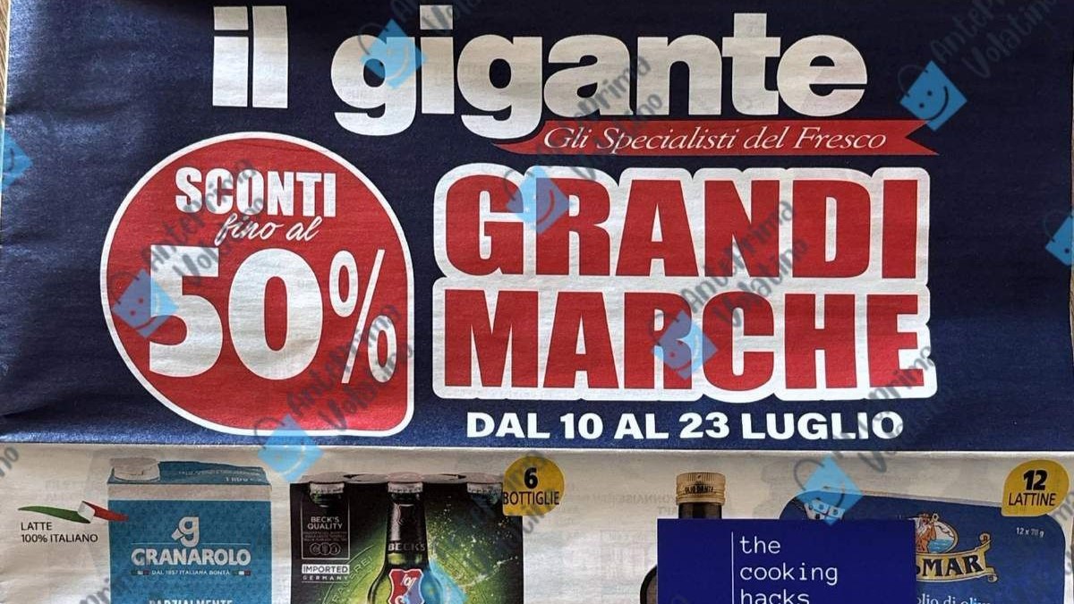 Volantino Il Gigante dal 10 luglio 2025