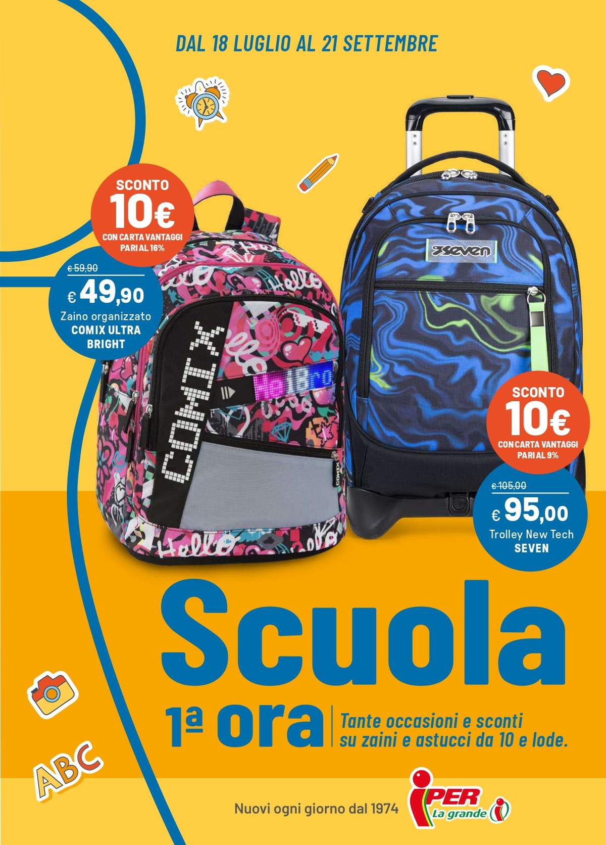 Volantino Iper Scuola dal 18 luglio 2025