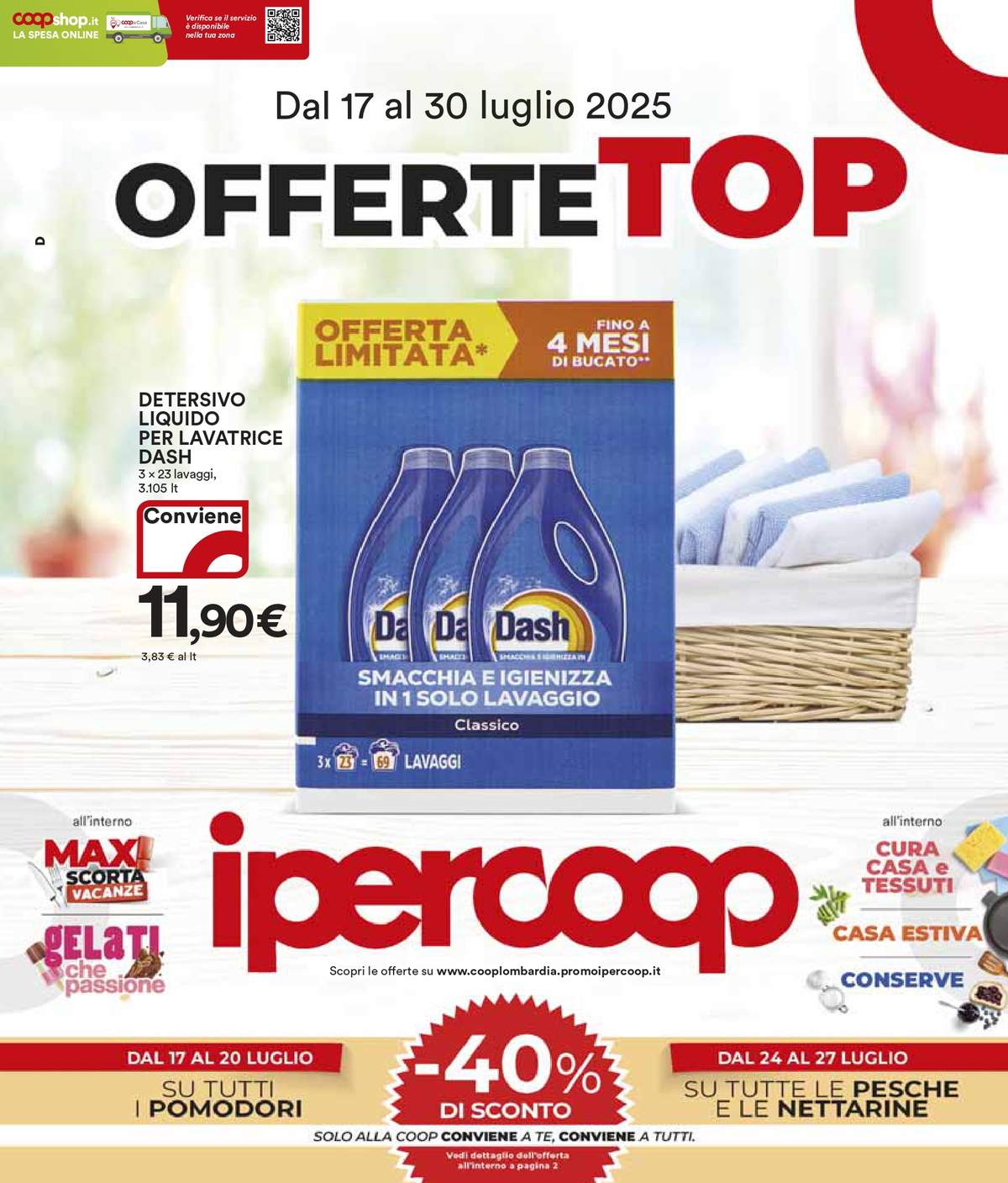 Volantino Ipercoop dal 17 luglio 2025